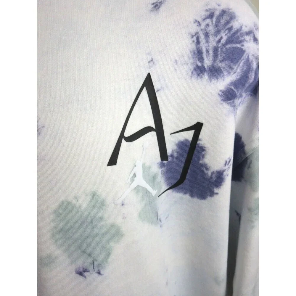 Men's Jordan Sport DNA Tie Dye PO Hoodie Sweatshirt Ocean Cube Sizes NWT